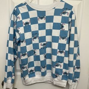 Stitch checkered long sleeve